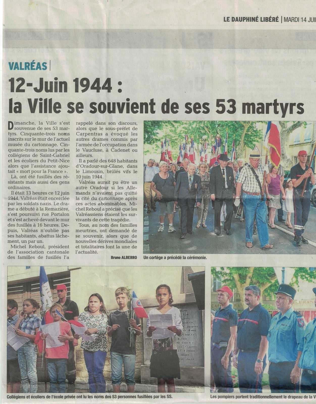 vaucluse matin valreas