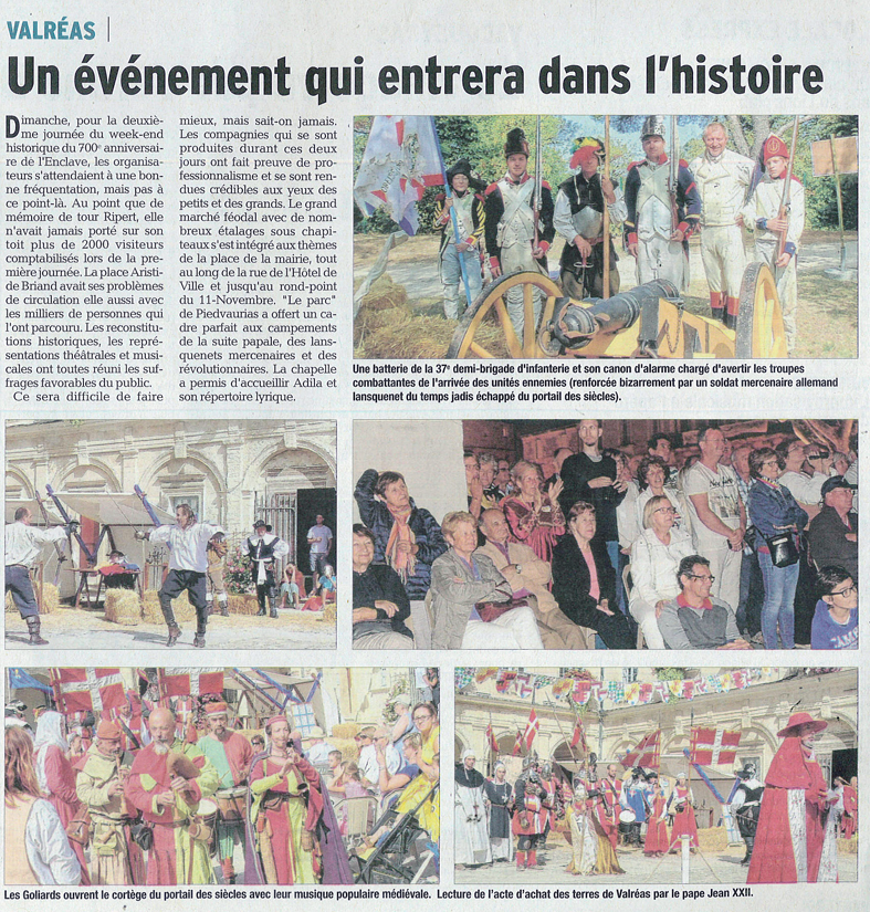 vaucluse matin valreas