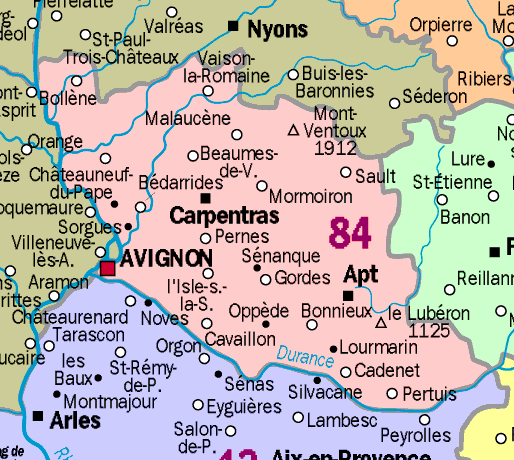 vaucluse n departement