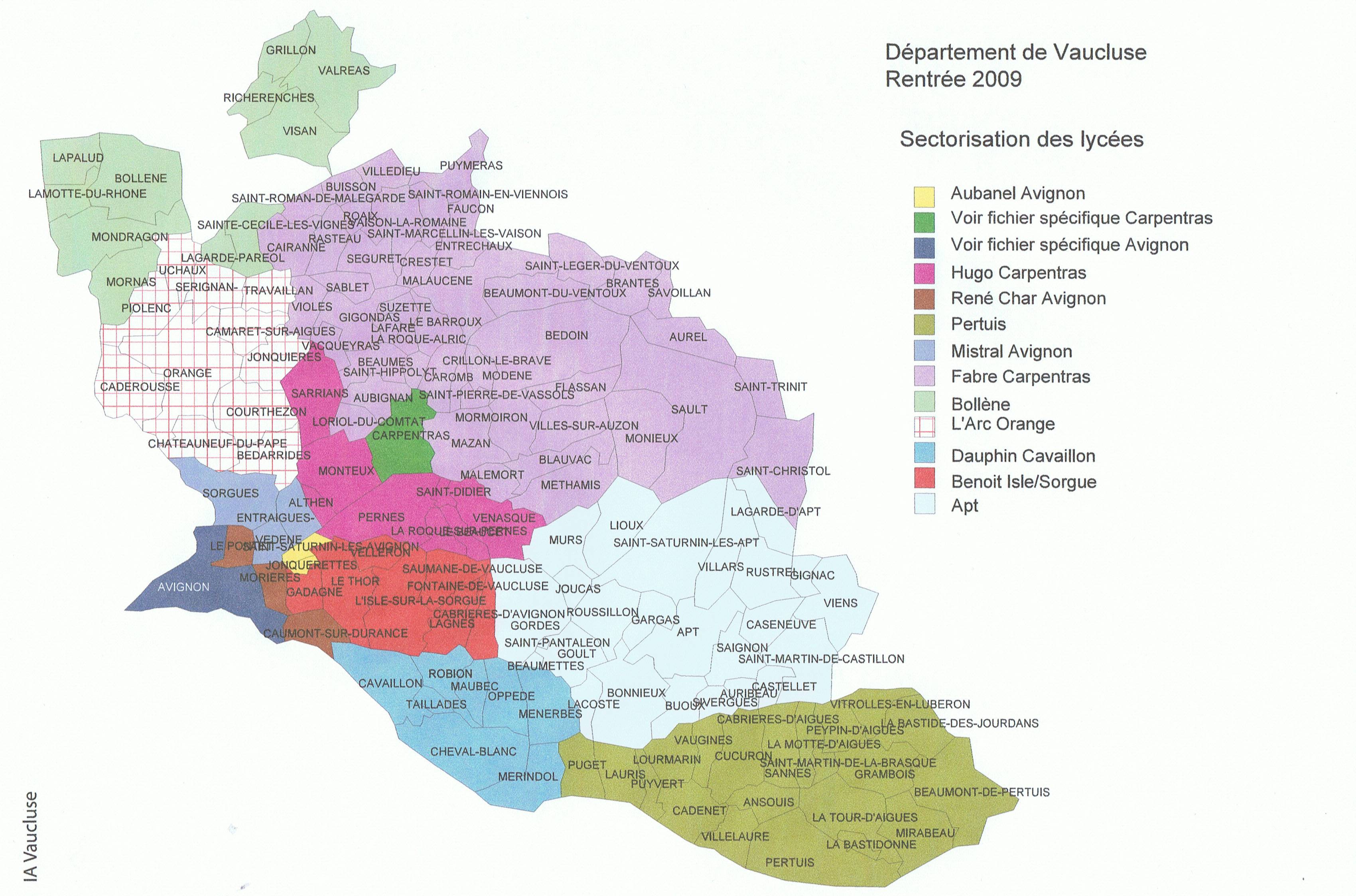 vaucluse n departement