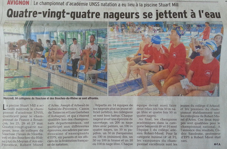 vaucluse natation