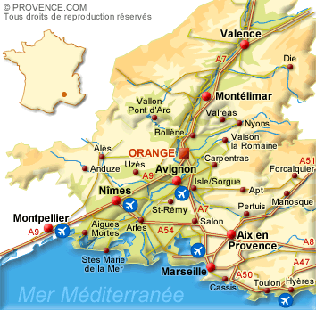 vaucluse orange france