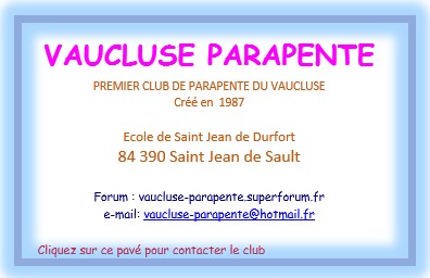 vaucluse parapente