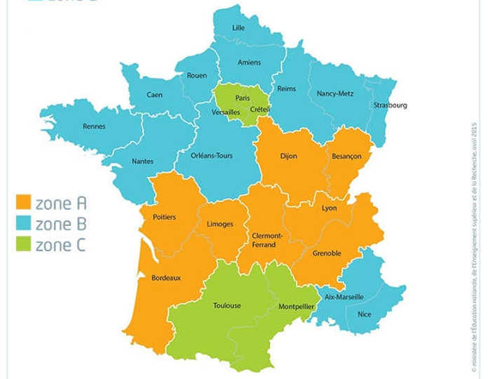 vaucluse quelle zone scolaire