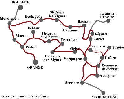 vaucluse route des vins