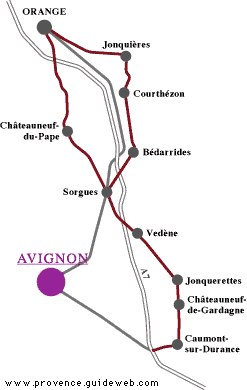 vaucluse route des vins