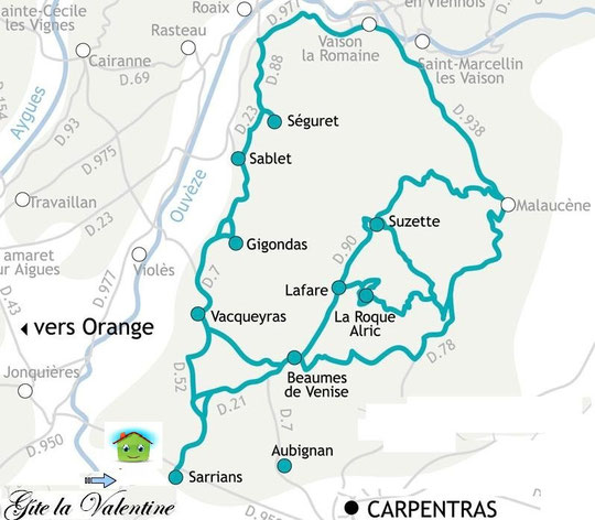 vaucluse route des vins