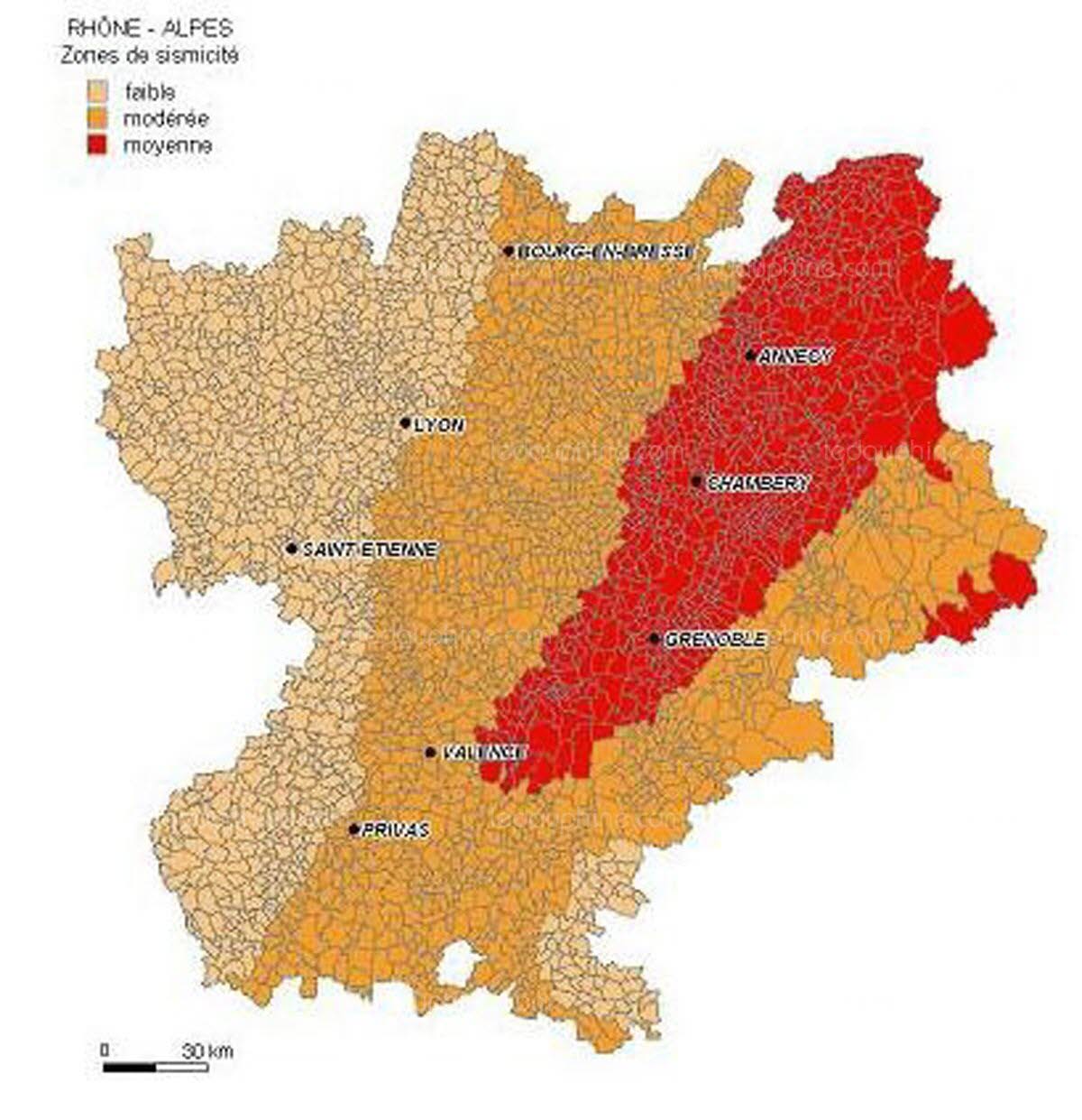 vaucluse zone sismique