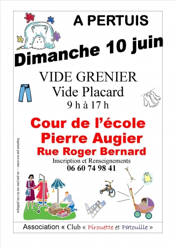 vide grenier vaucluse 6 septembre
