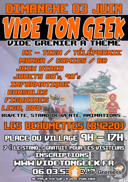 vide grenier vaucluse 7 juin