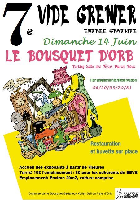 vide grenier vaucluse 7 juin