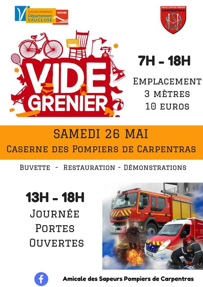 vide grenier vaucluse 7 juin